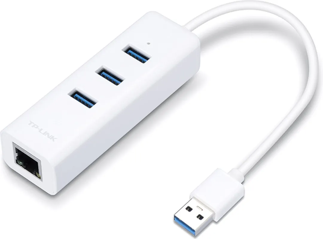 TP-Link UE330 USB 3.2 Type-A Hub 3 Poorten - Wit
