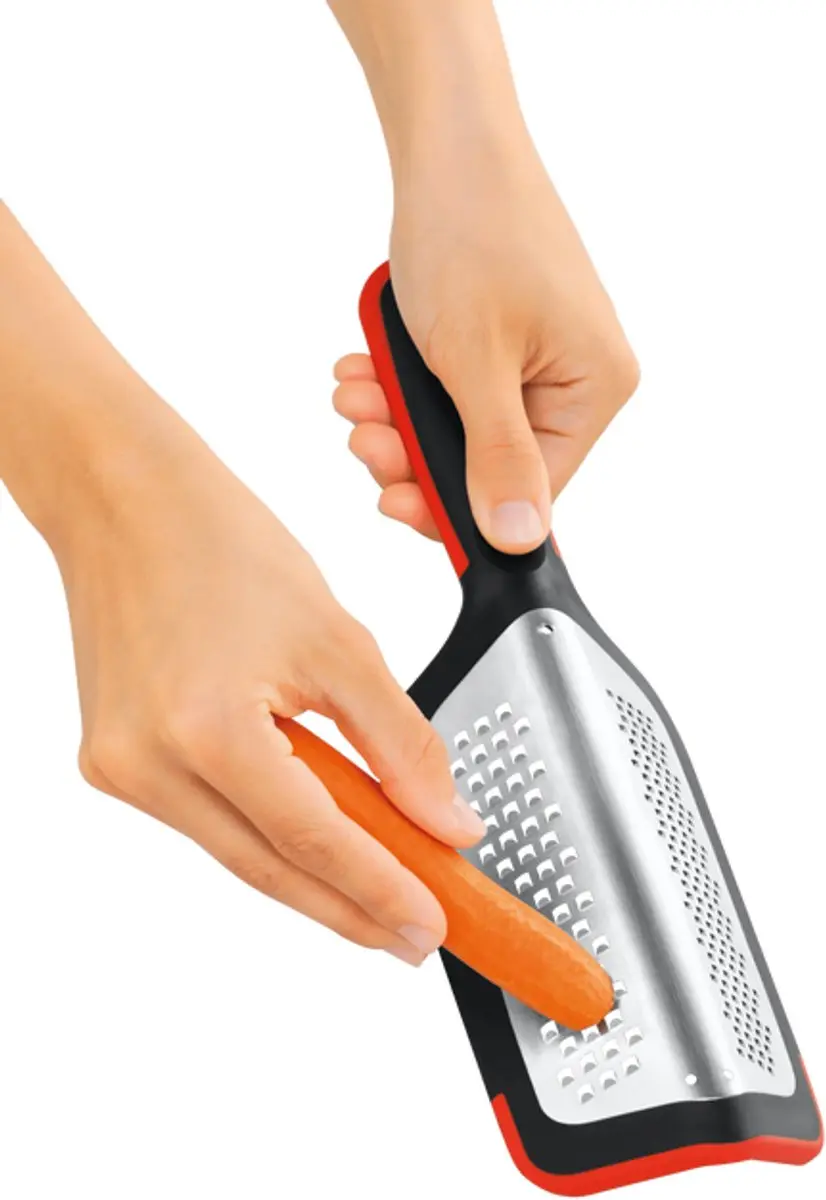 Silit GrateCut 2-in-1 Keukenrasp - RVS - Zwart/Rood - afbeelding 3 van 6