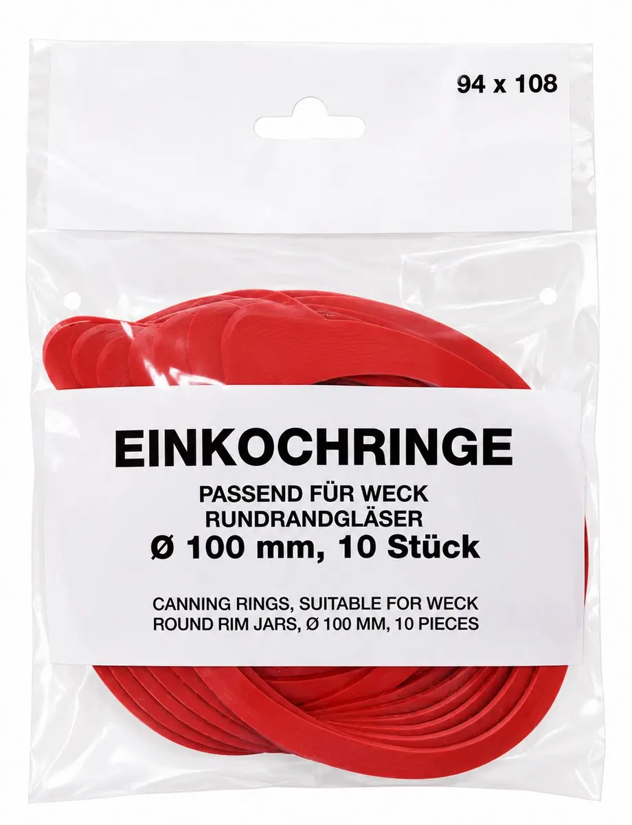 Weckringen 94 x 108 (1 zakje a 10 stuks)