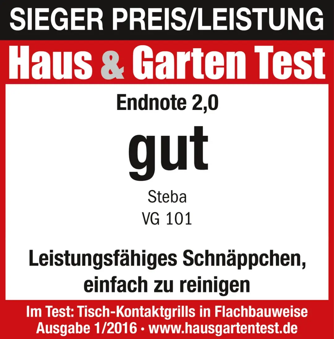 Steba VG101 Elektrische Tafelgrill 2000W - 43x30,5cm - afbeelding 4 van 4