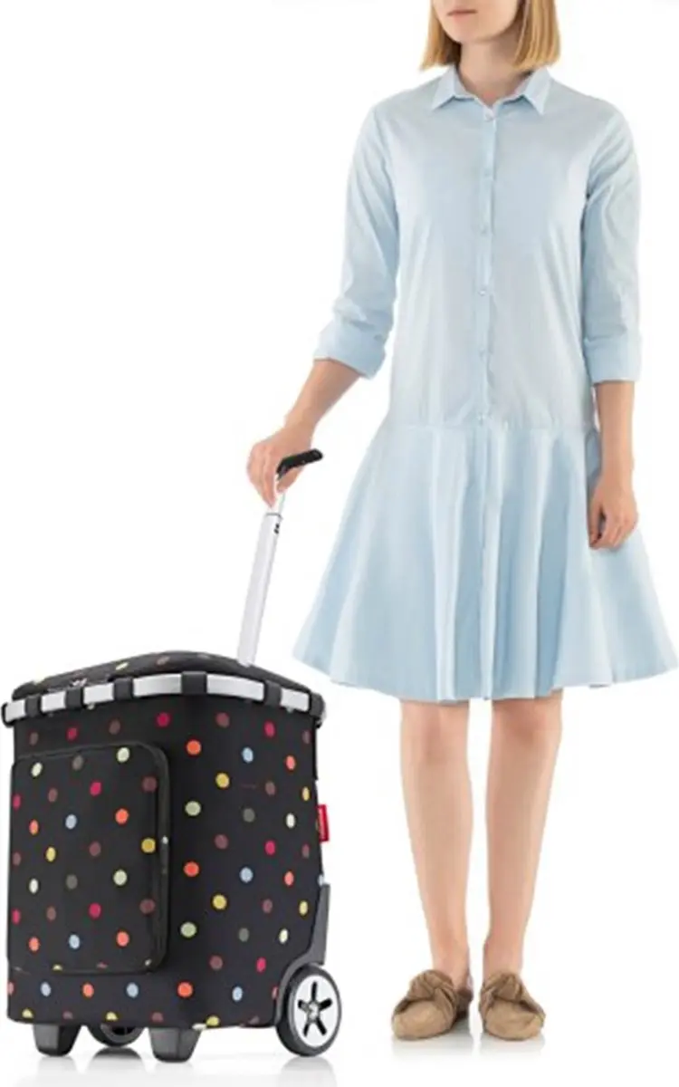 Reisenthel Carrycruiser Plus Boodschappentrolley Dots Zwart - afbeelding 6 van 6