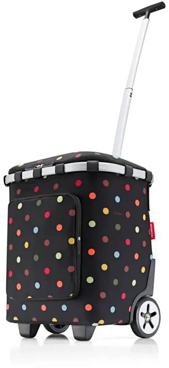 Reisenthel Carrycruiser Plus Boodschappentrolley Dots Zwart - afbeelding 2 van 6