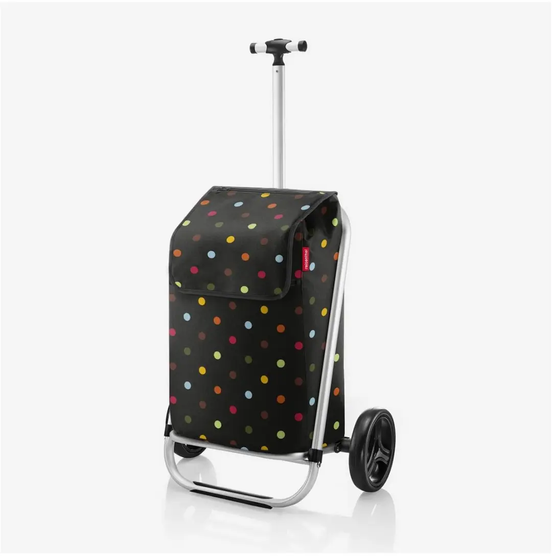 Reisenthel Shopping Trolley Boodschappentrolley 45L - Dots Zwart - afbeelding 6 van 6