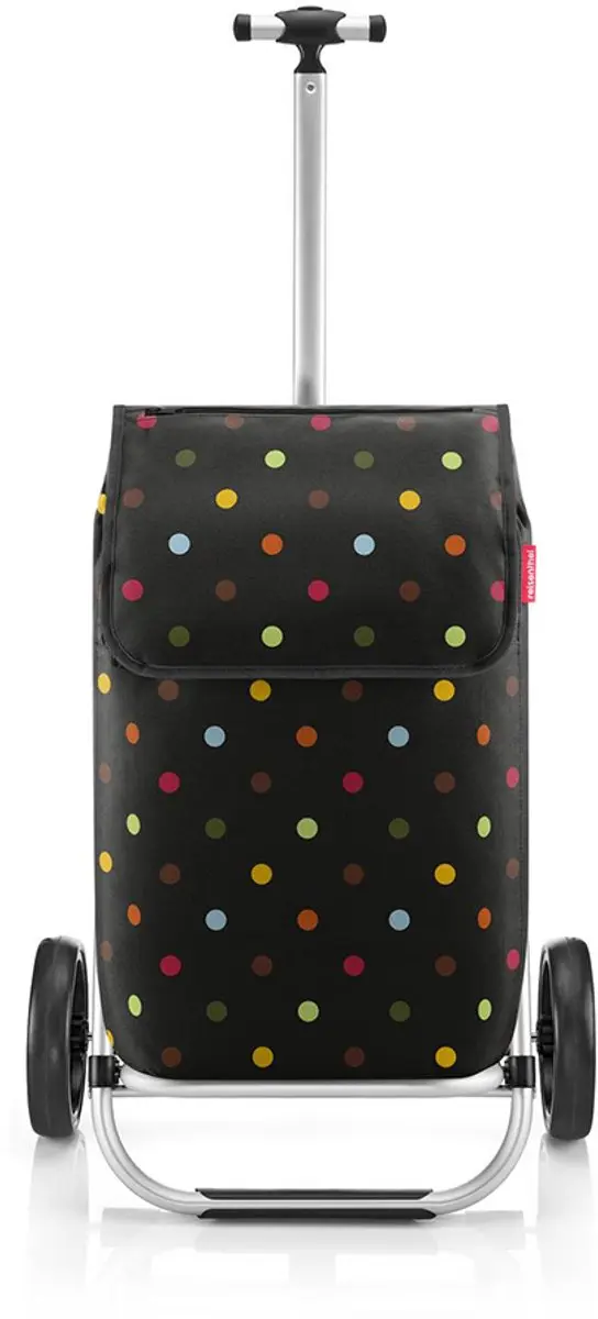 Reisenthel Shopping Trolley Boodschappentrolley 45L - Dots Zwart - afbeelding 2 van 6