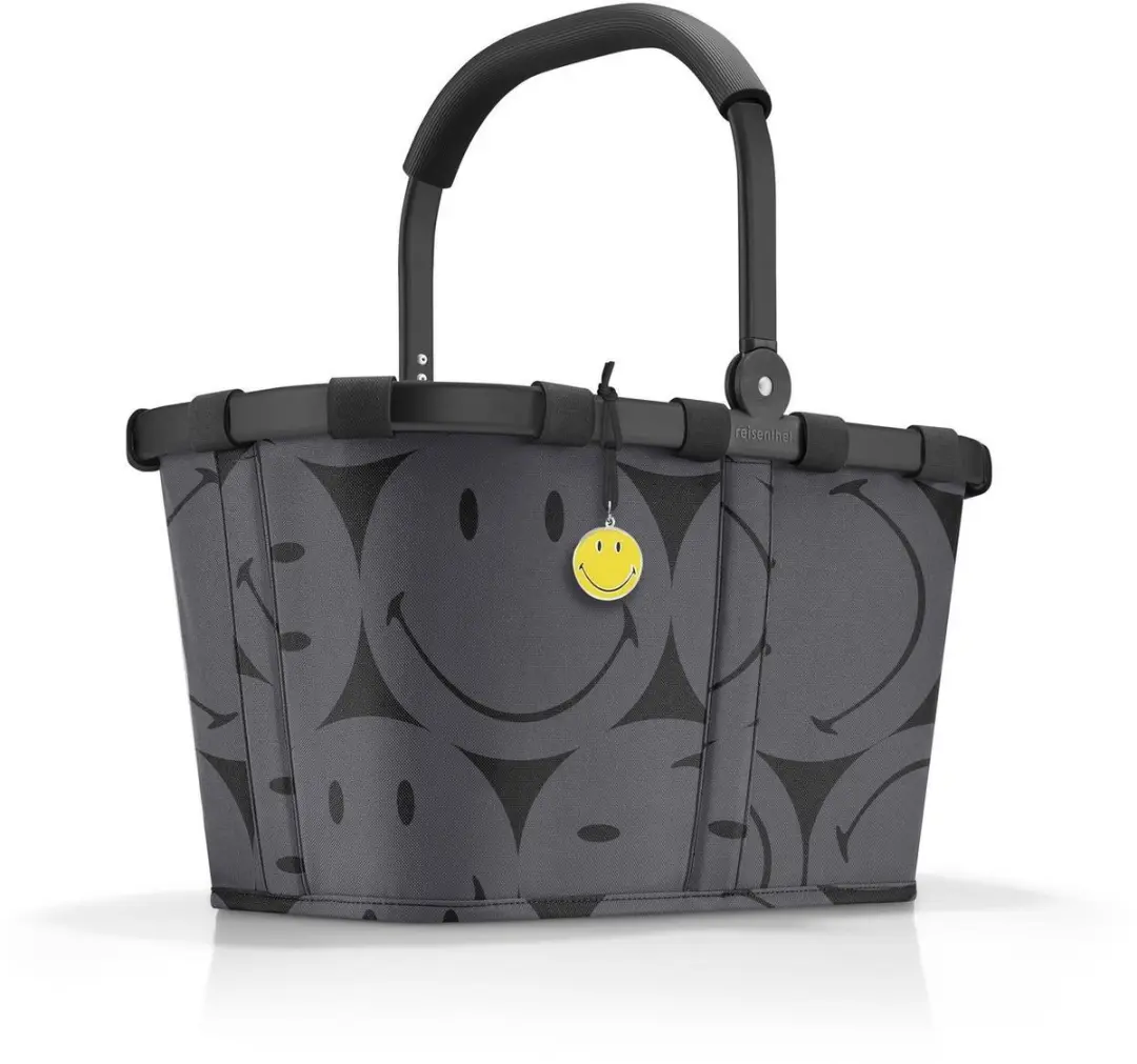 Reisenthel Carrybag Boodschappenmand 22L - Smiley Grijs - afbeelding 4 van 6