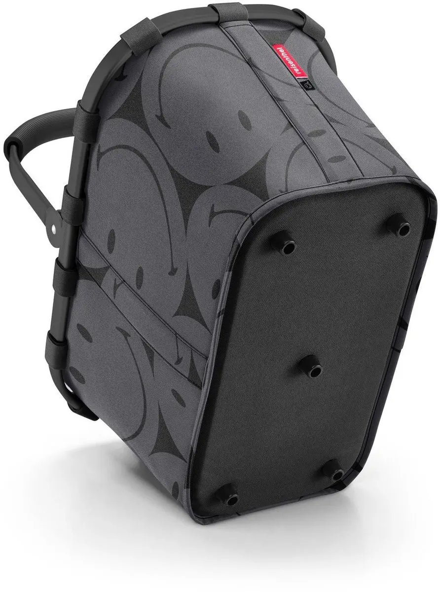 Reisenthel Carrybag Boodschappenmand 22L - Smiley Grijs - afbeelding 2 van 6