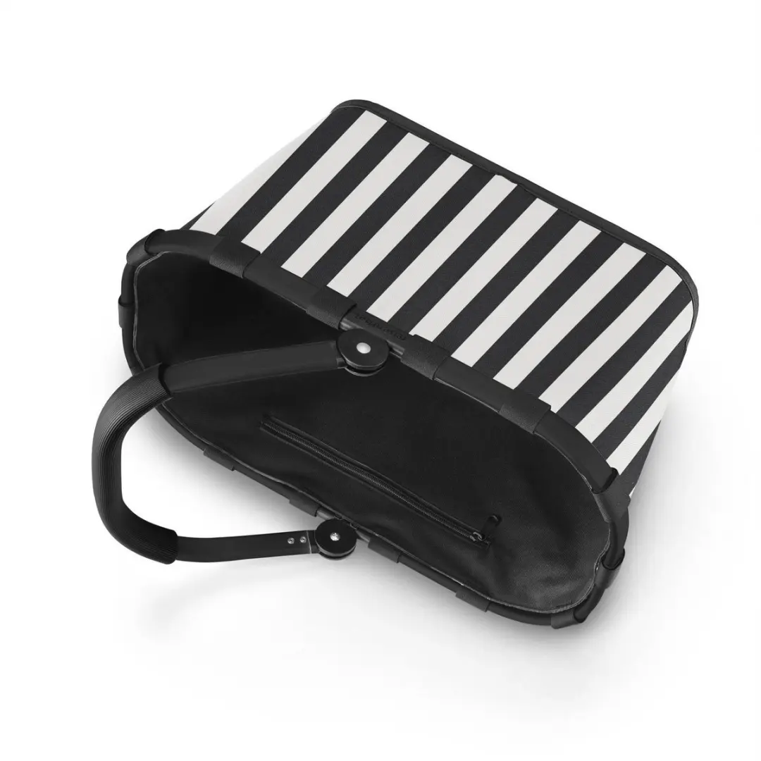 Reisenthel Carrybag Boodschappenmand 22L - Summerstripes Zwart - afbeelding 3 van 6