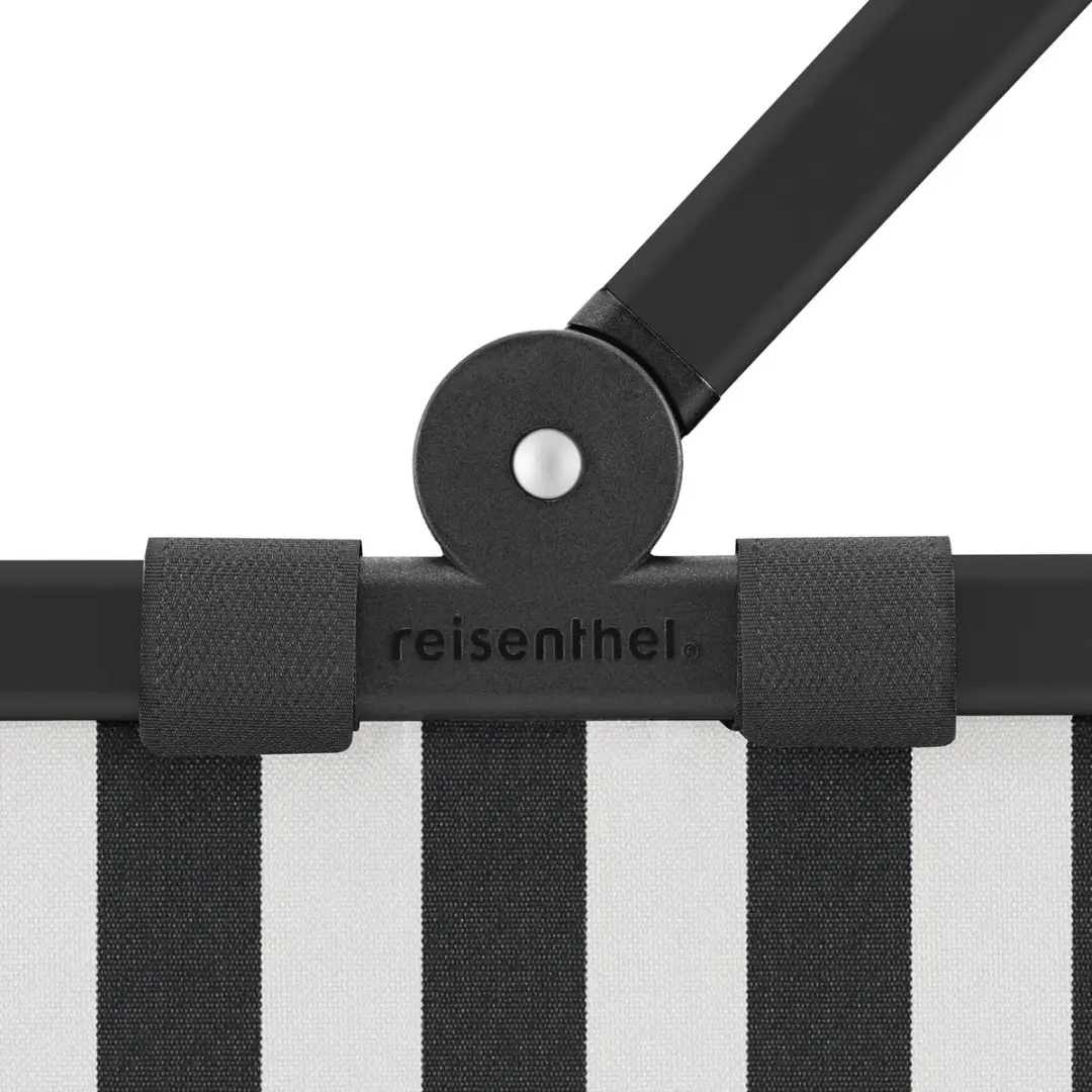 Reisenthel Carrybag Boodschappenmand 22L - Summerstripes Zwart - afbeelding 2 van 6