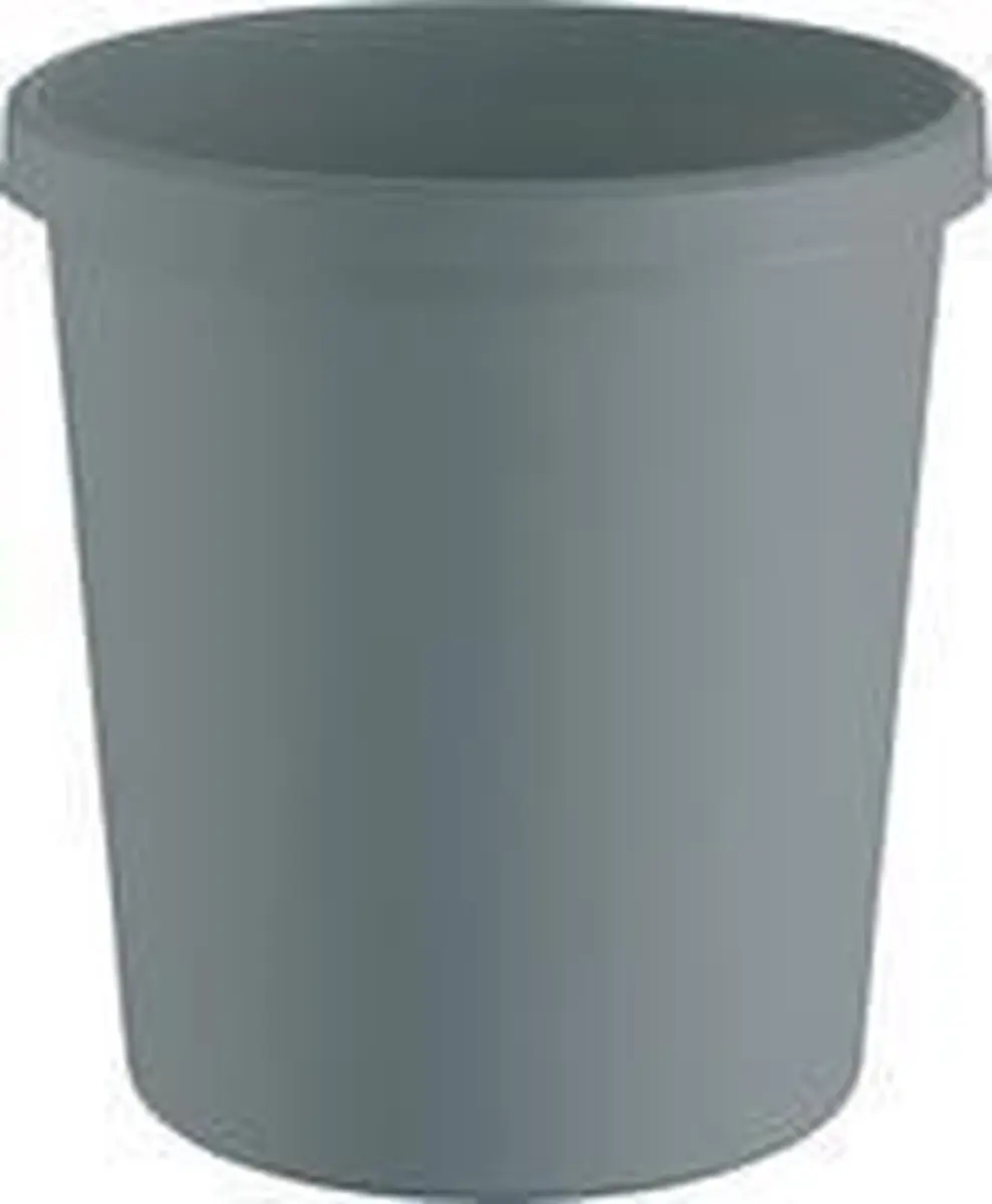 helit papieren mand "the green german", 18 liter, lichtgrijs