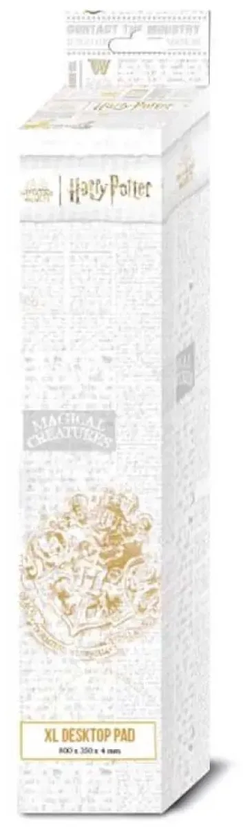 Harry Potter XXL Muismat Zweinstein 80x35cm - Antislip - Zwart