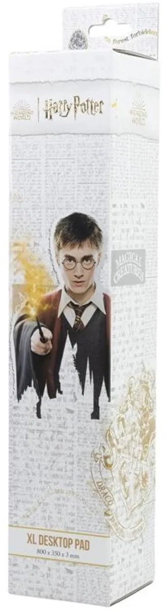 Harry Potter XXL Muismat Zweinstein 80x35cm - Antislip - Zwart