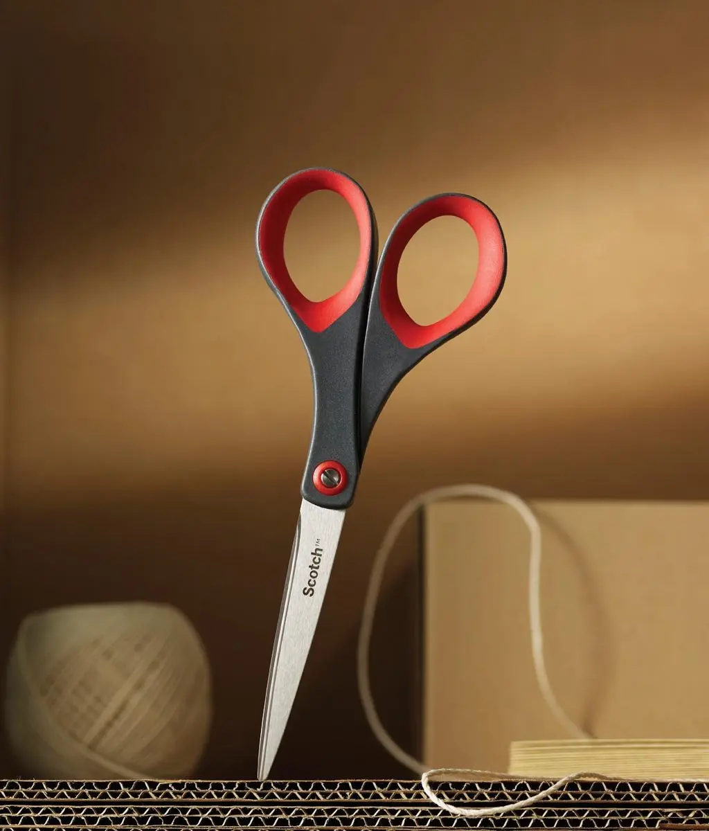 3M Scotch Precision Schaar 18cm - Rood - afbeelding 3 van 4