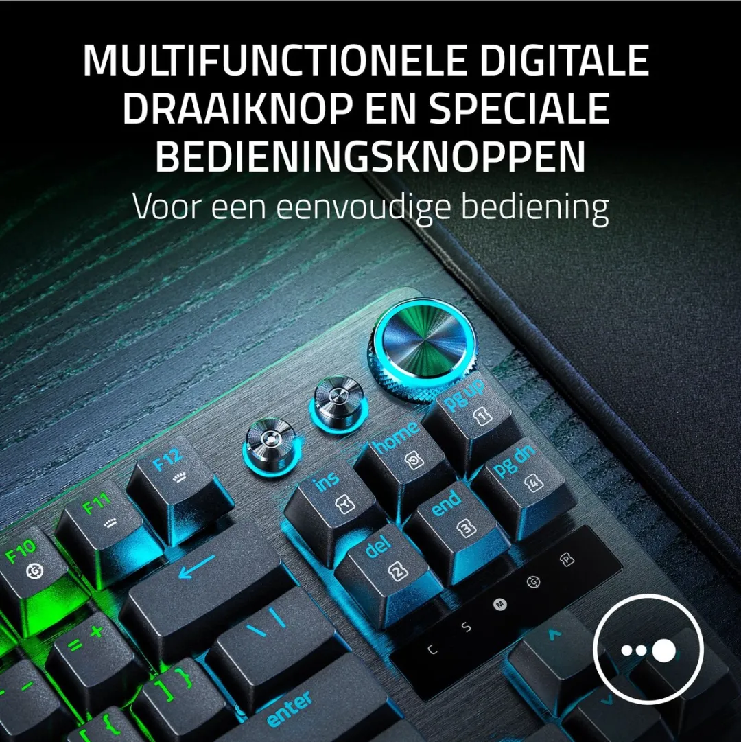 Razer Huntsman V3 Pro TKL Optische Switches Gaming Toetsenbord - Zwart