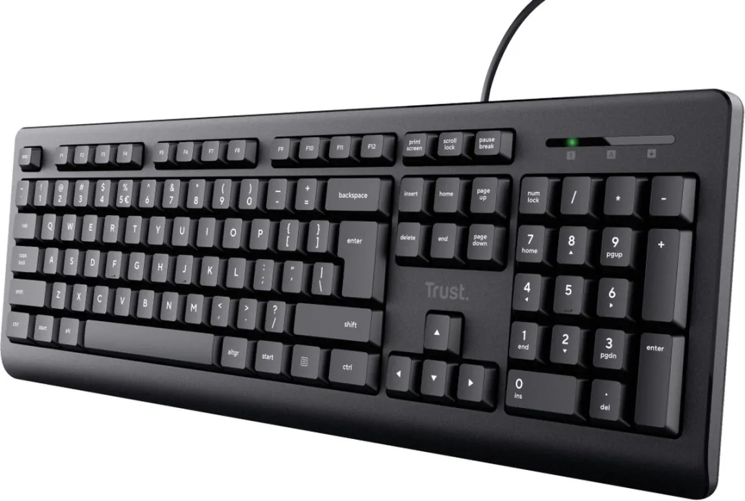 Trust Taro Bedraad Toetsenbord QWERTY - Zwart