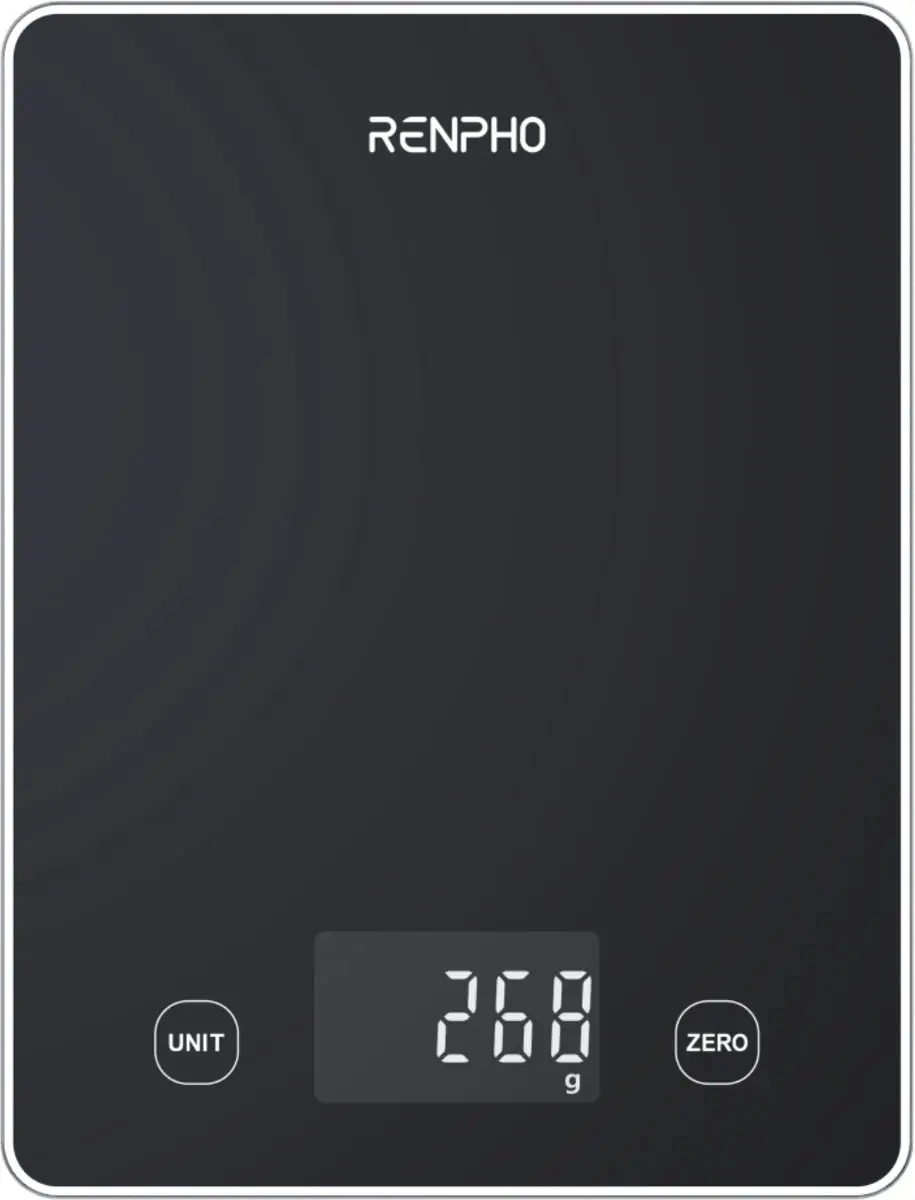 Renpho Calibra T001 Slimme Keukenweegschaal - 5000g - Zwart - afbeelding 3 van 6