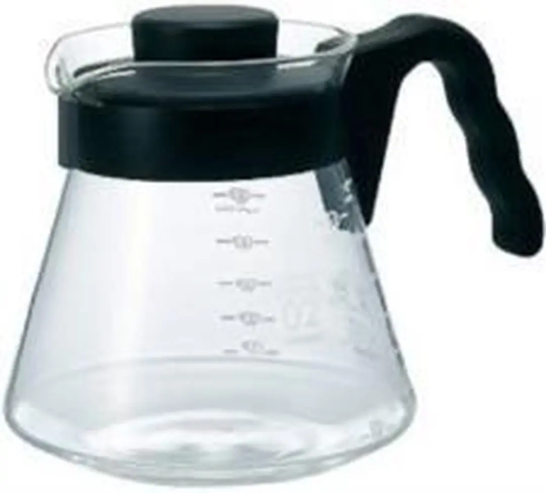 Hario V60 Coffee Server 01 - 450ml - Zwart - afbeelding 4 van 4
