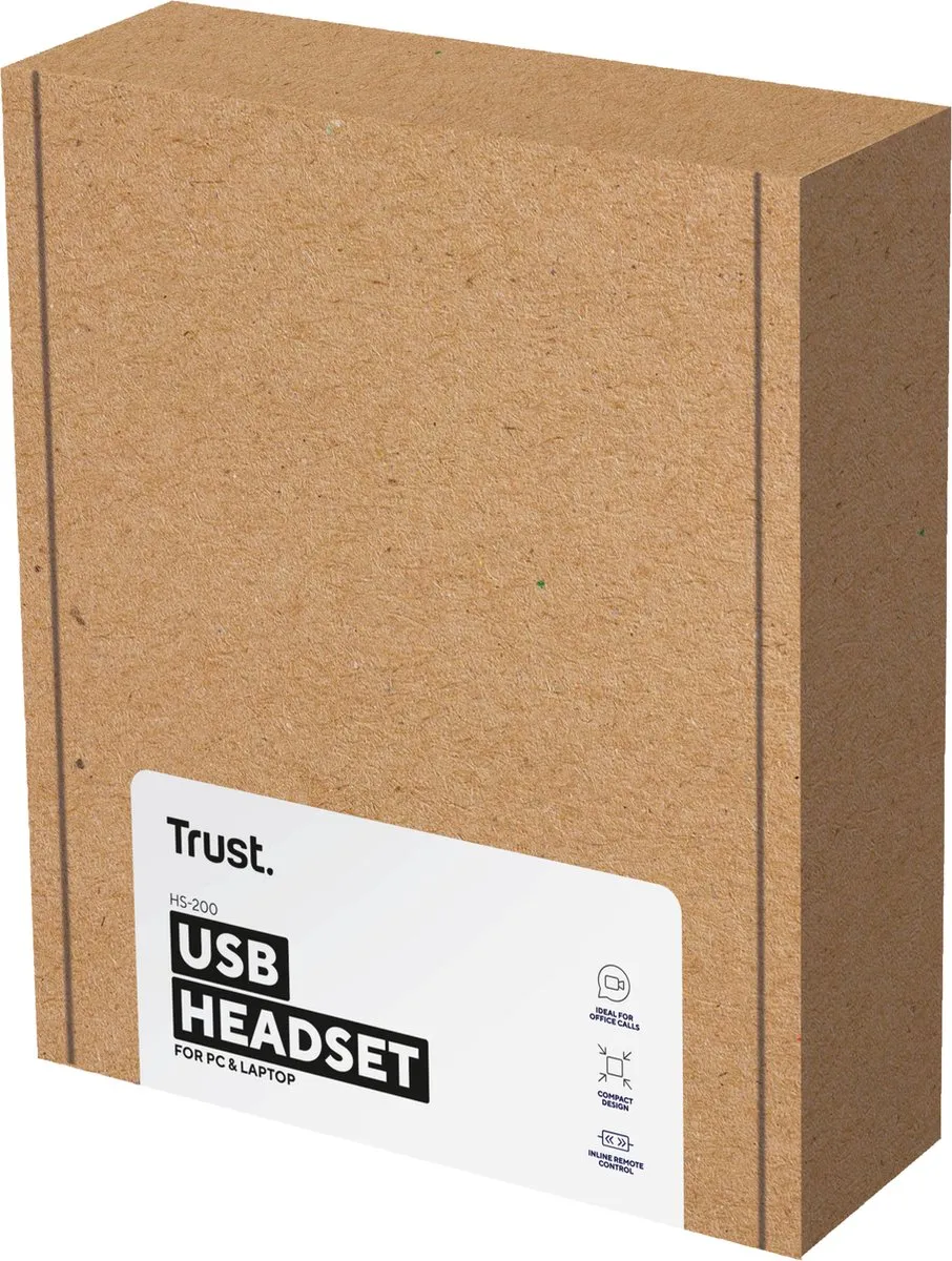 Trust HS-200 Headset - Zwart