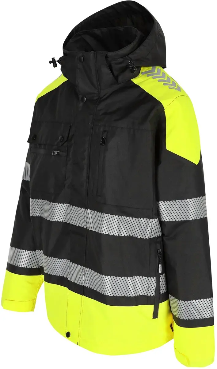 Herock Meteor High Vis Jas Zwart / M