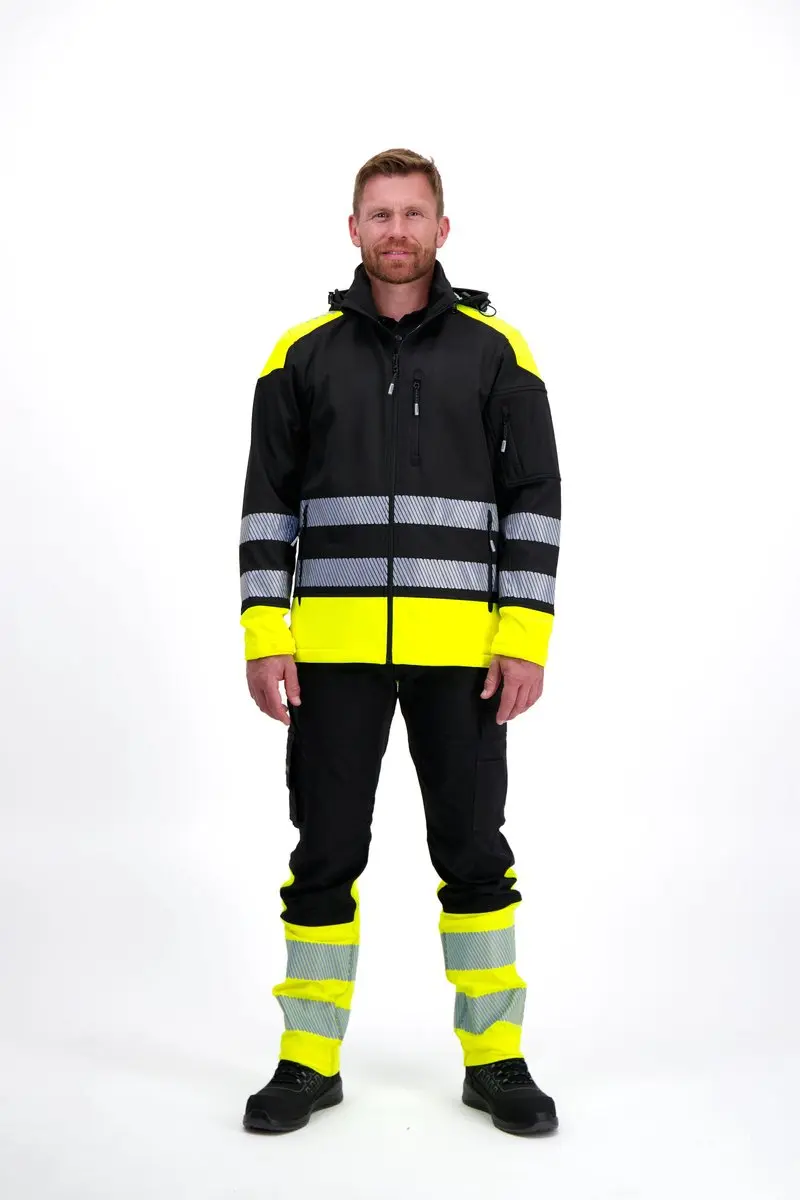Herock Solar High Vis Jas Zwart / XS