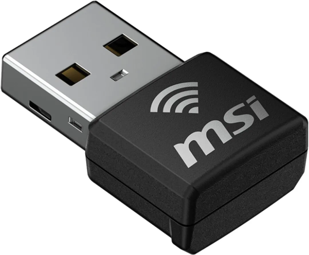 MSI AX1800 Nano WiFi USB Adapter - Zwart
