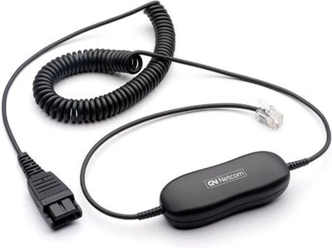 Jabra 88001-04 Telefoonkabel - 2m - Zwart