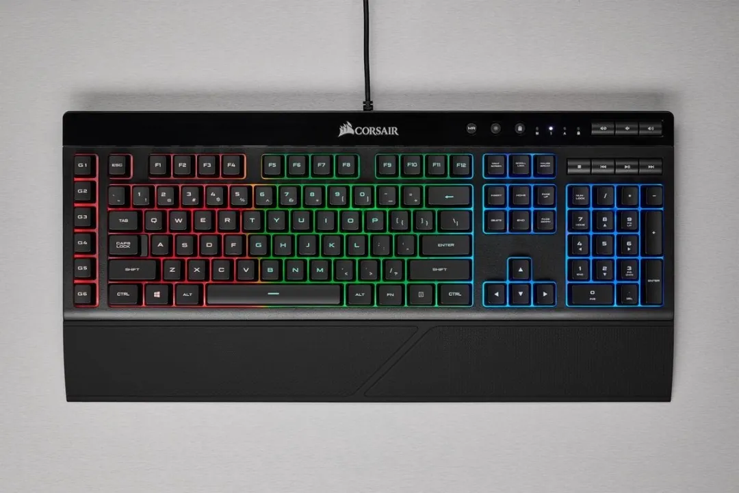 Corsair K55 RGB Pro - Gaming Toetsenbord - Membraam toetsen - Qwerty  Zwart