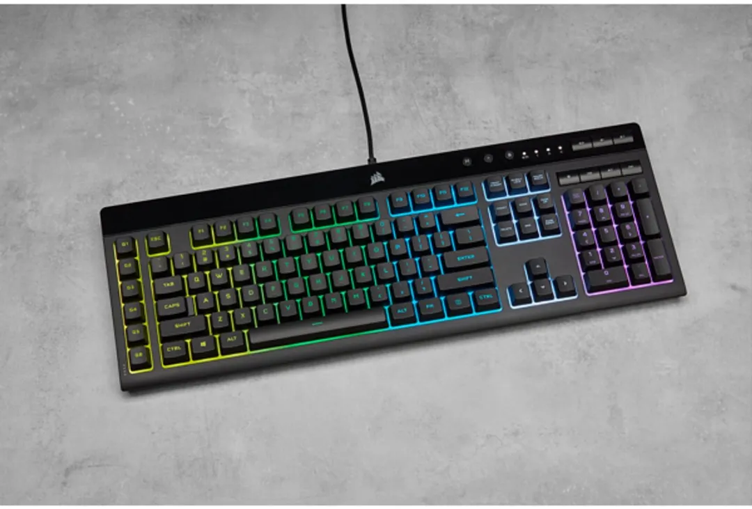 Corsair K55 RGB Pro - Gaming Toetsenbord - Membraam toetsen - Qwerty  Zwart