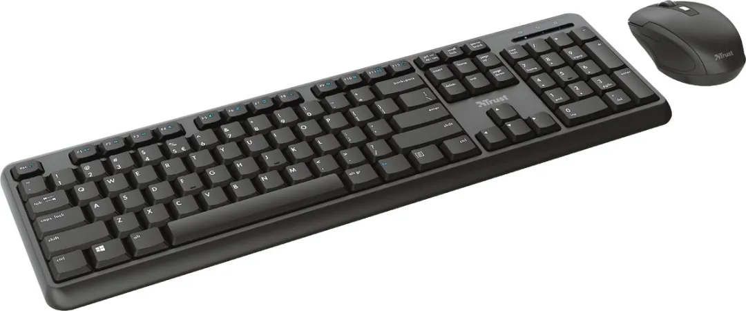 Trust TKM-350 Draadloos Toetsenbord & Muis Set - Zwart