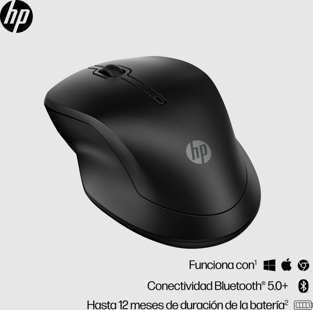 HP 255 Dual Wireless Mouse 8R3U1AA#ABB - Zwart