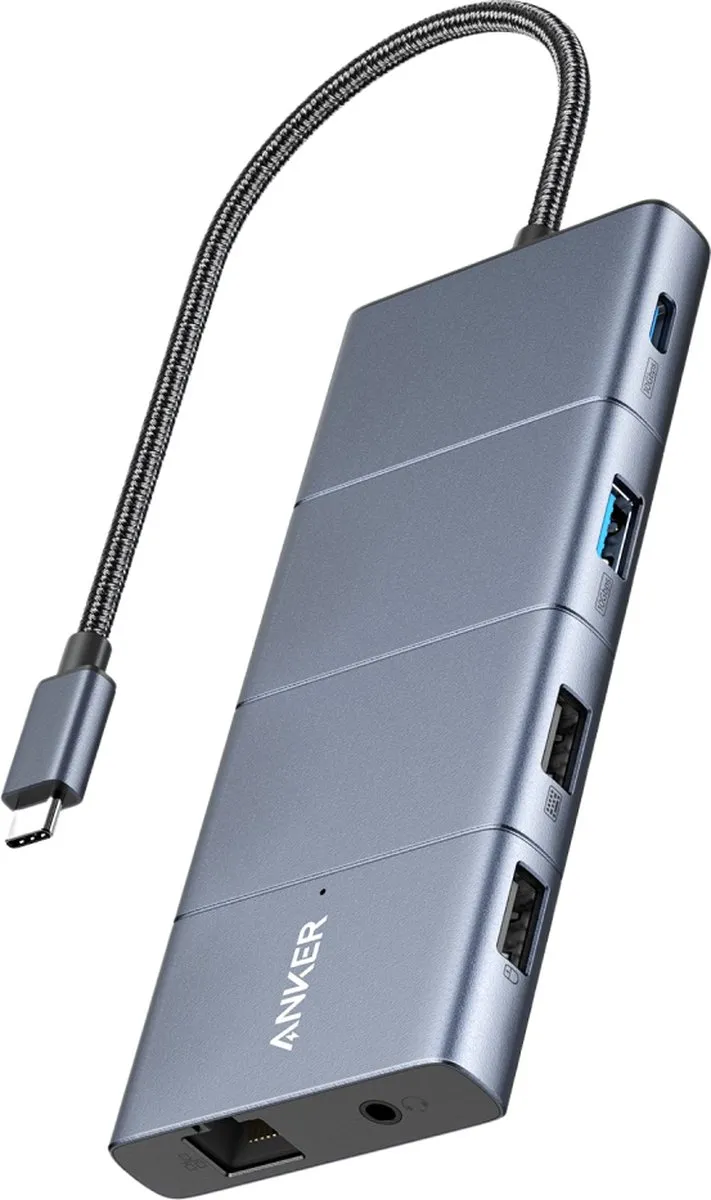 Anker 565 A83880A1 USB-C Hub 11-in-1 - Grijs