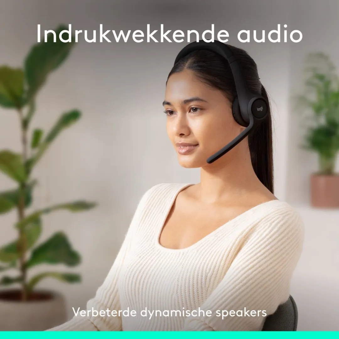 Logitech Zone 300 Draadloze Headset - Zwart