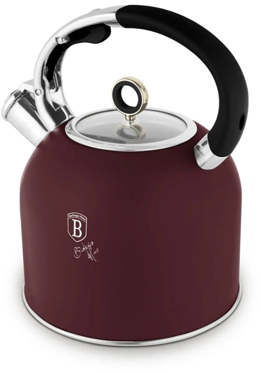 Waterkoker met glazen deksel, 3 l, Leonardo Collection