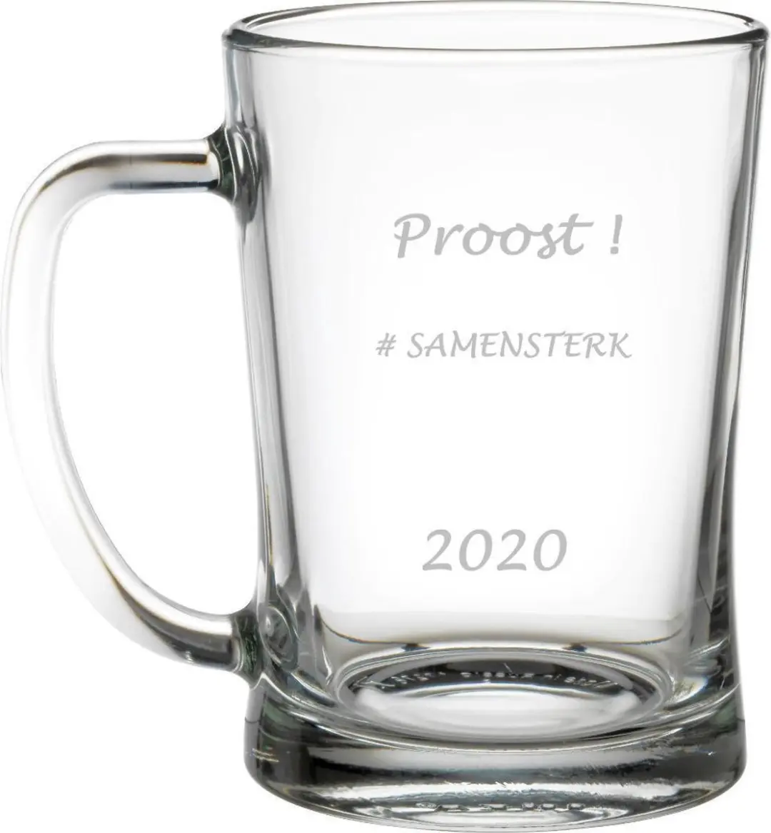 Bierpul met passende tekst voor 2021-2022