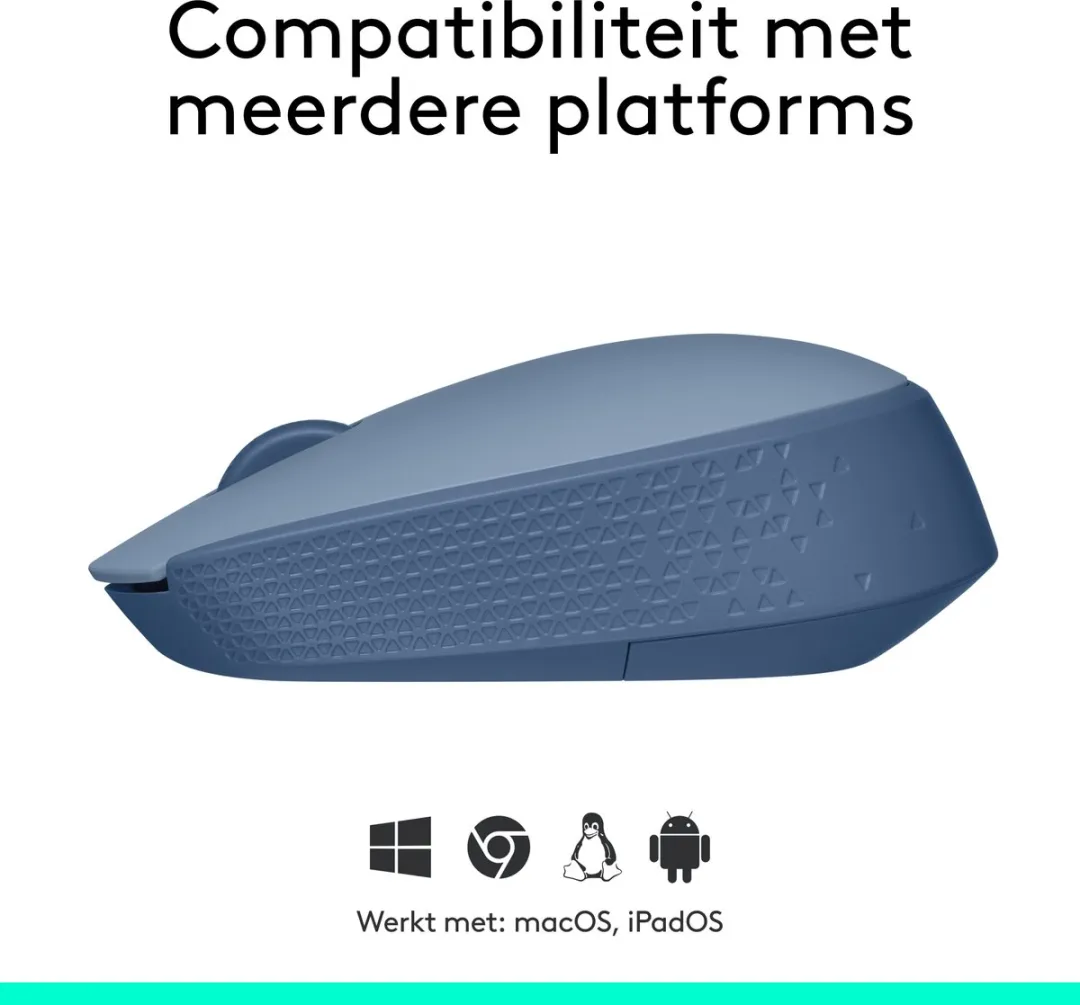 Logitech M171 Draadloze Muis - Blauw - 910-006866 - afbeelding 6 van 6