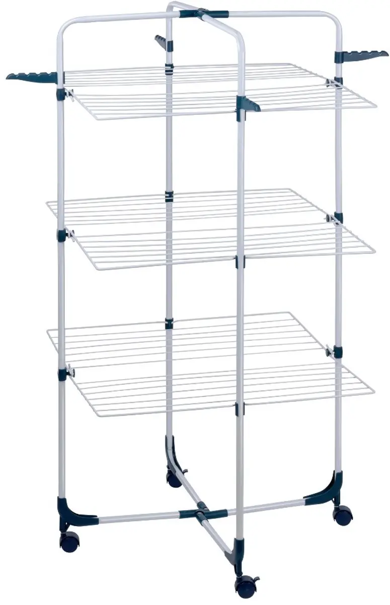Dirt Devil Droogrek ‑ 30 kg Draagvermogen ‑ 3 Niveaus met 6 Plateaus ‑