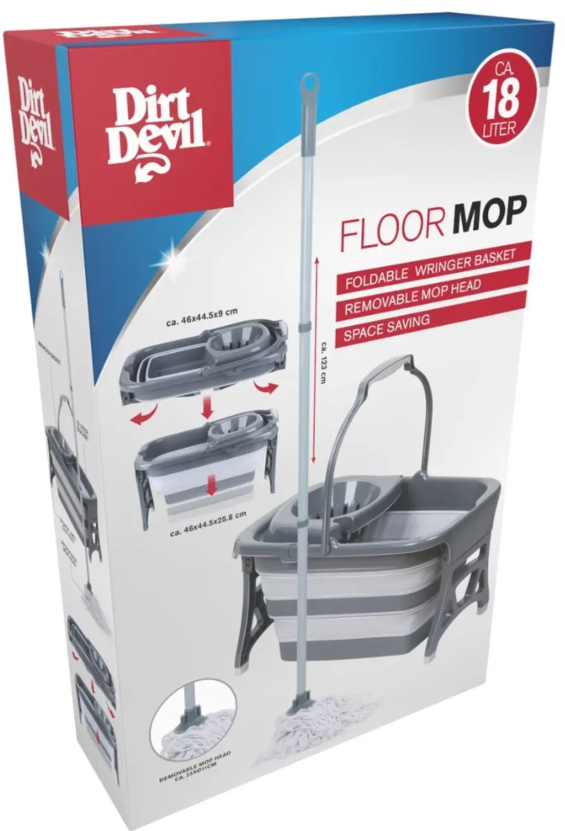 Dirt Devil Dweil set met Emmer en Wringer