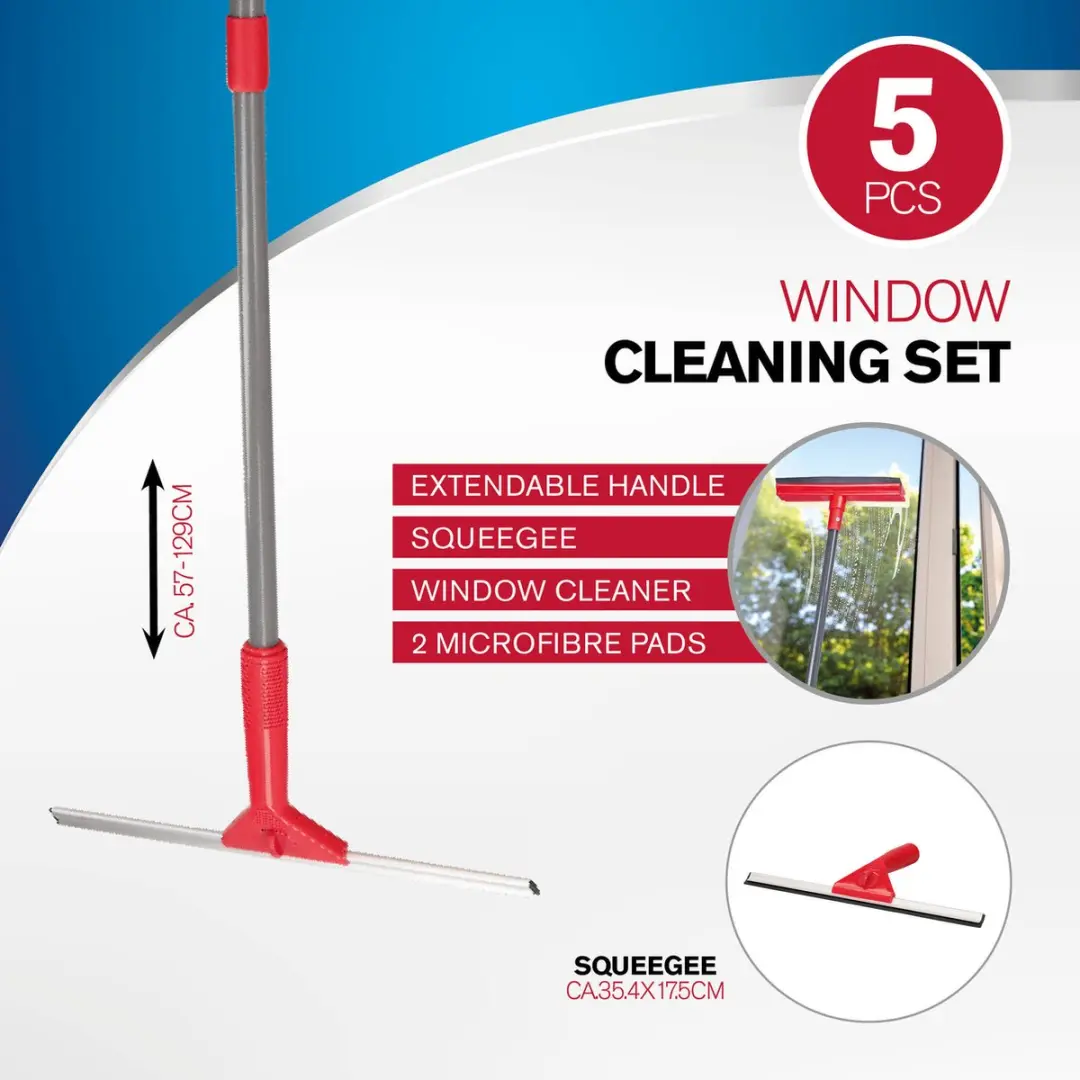 Dirt Devil Raamwisser Set - Telescopische Steel 57-129cm - afbeelding 3 van 6