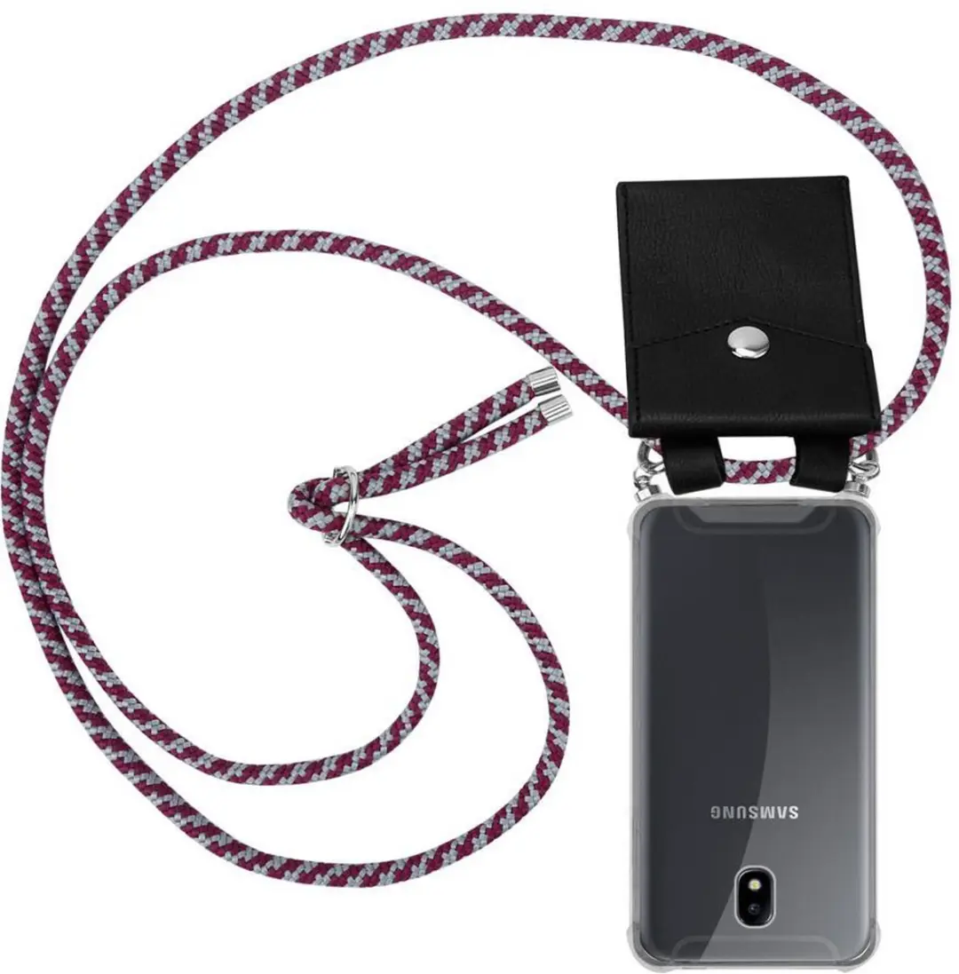 Cadorabo Hoesje geschikt voor Samsung Galaxy J5 2017 in ROOD WIT