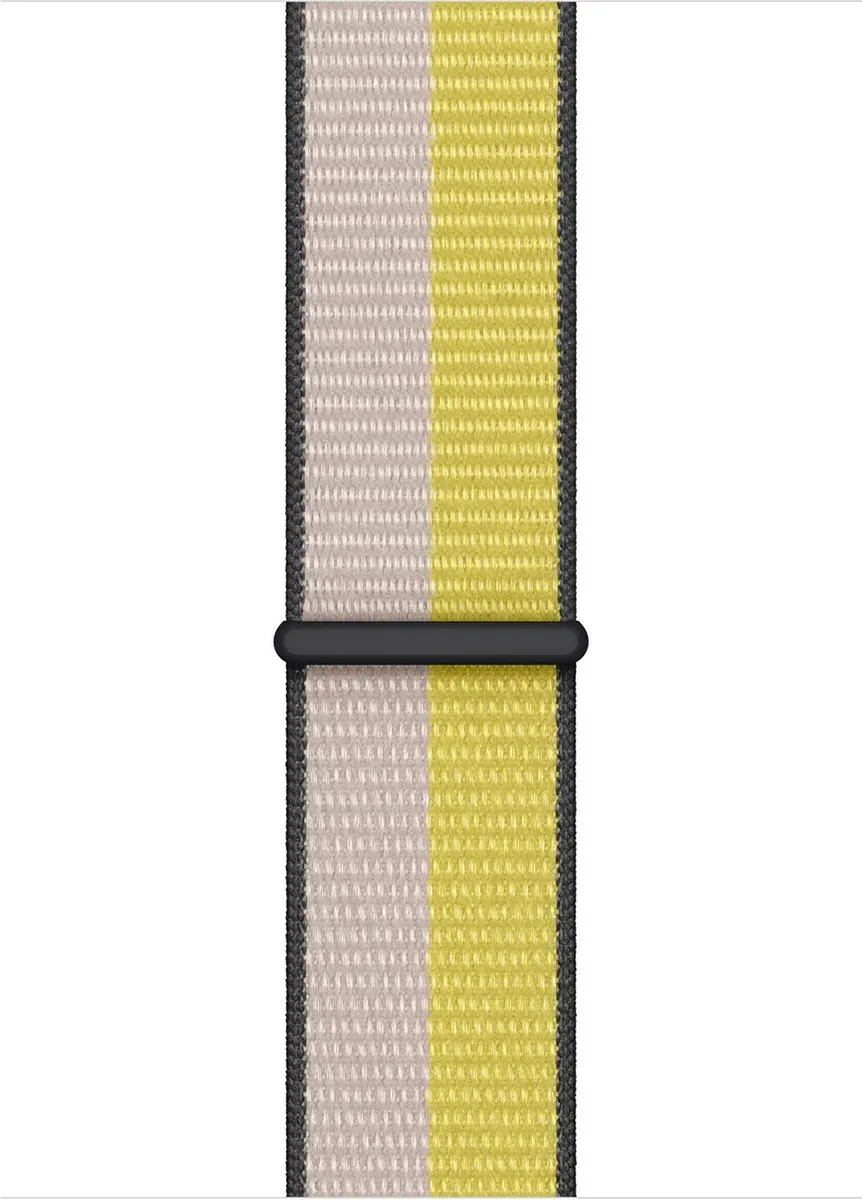 Apple Watch Geweven Sportband - 45mm - Havermelkwit/Citroenzeste - afbeelding 6 van 6