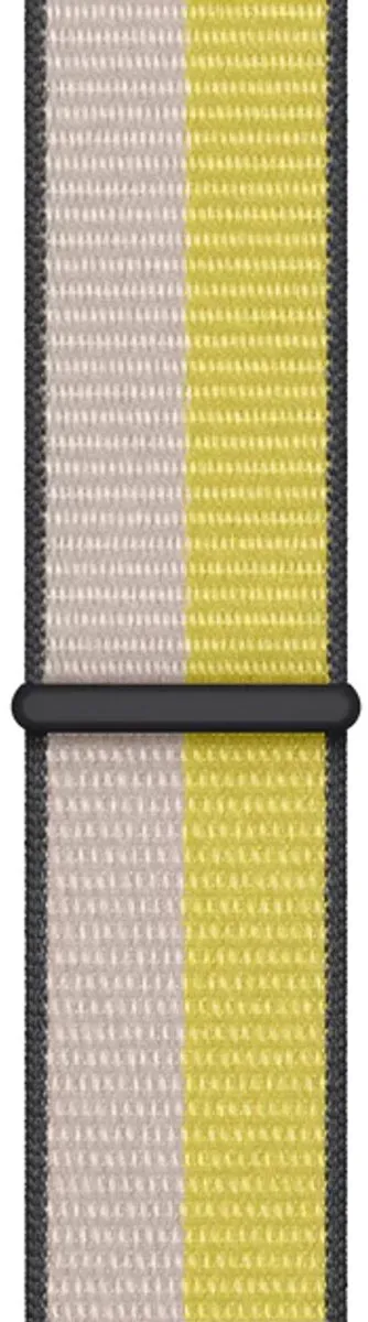 Apple Watch Geweven Sportband - 45mm - Havermelkwit/Citroenzeste