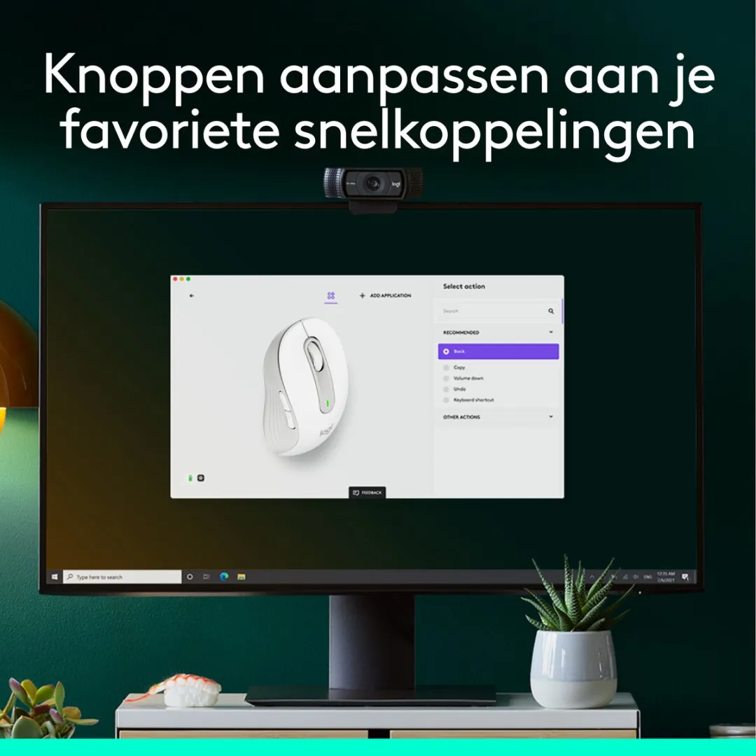 Logitech Signature M650 Draadloze Muis - Wit - afbeelding 6 van 6