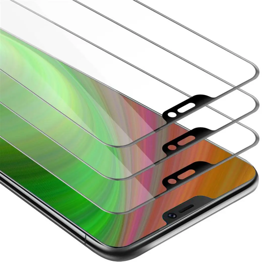Cadorabo 3x Screenprotector geschikt voor Vivo V9 Volledig scherm pantserfolie B