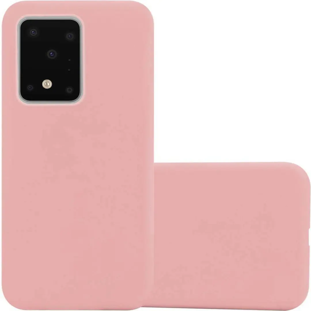 Cadorabo Hoesje geschikt voor Samsung Galaxy S20 ULTRA in CANDY ROZE