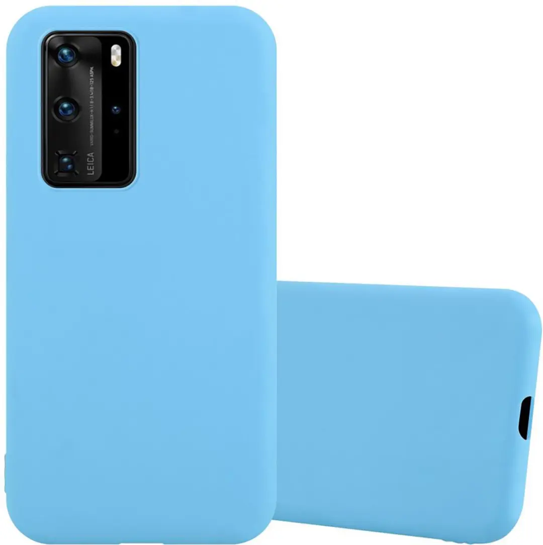 Cadorabo Hoesje geschikt voor Huawei P40 PRO / P40 PRO+ in CANDY BLAUW