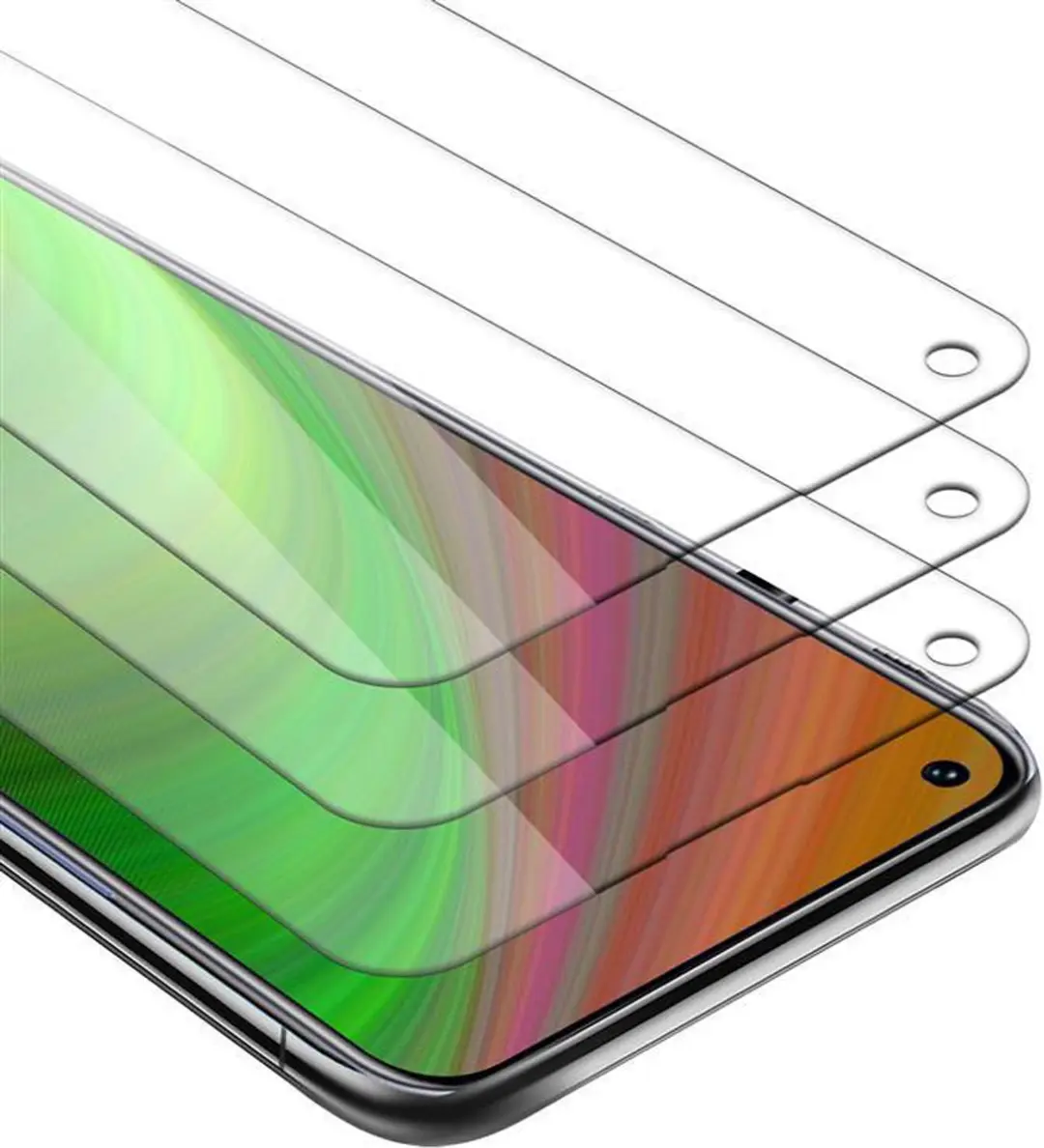 Cadorabo 3x Screenprotector geschikt voor Huawei NOVA 7 SE