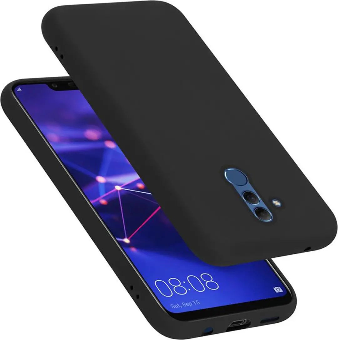 Cadorabo Hoesje geschikt voor Huawei MATE 20 LITE in LIQUID ZWART
