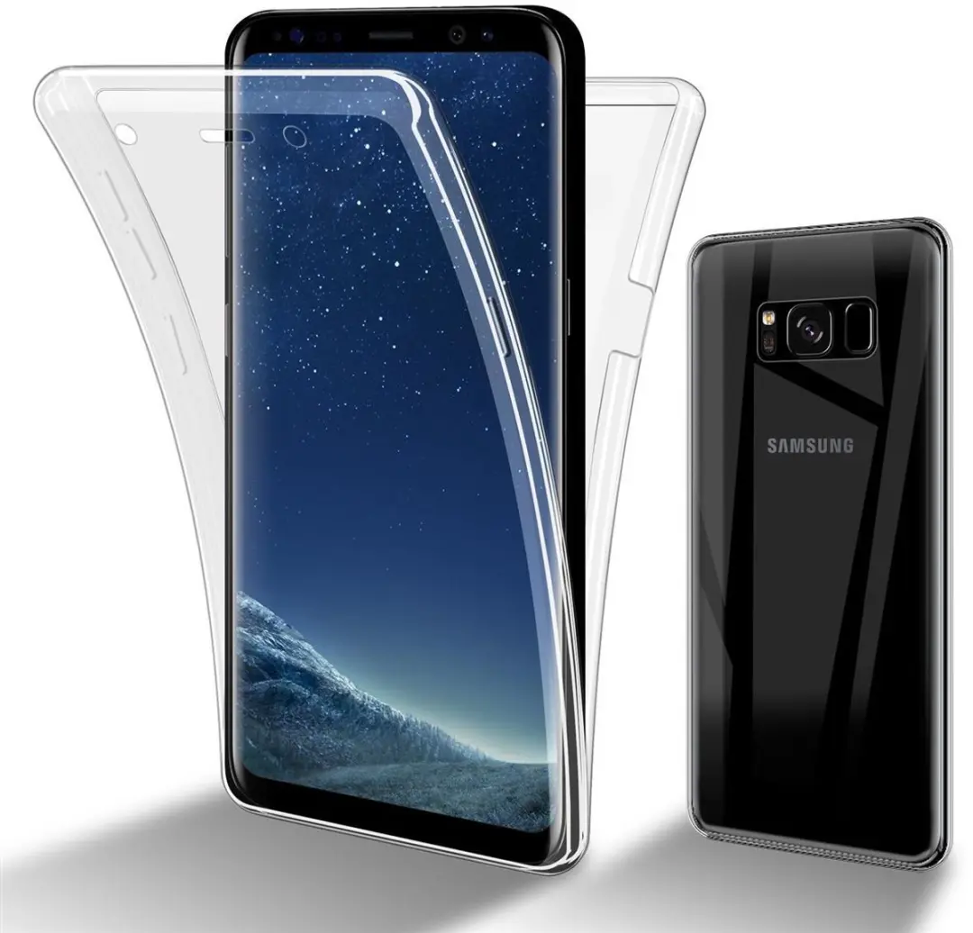 Cadorabo Hoesje geschikt voor Samsung Galaxy S8 PLUS in TRANSPARANT