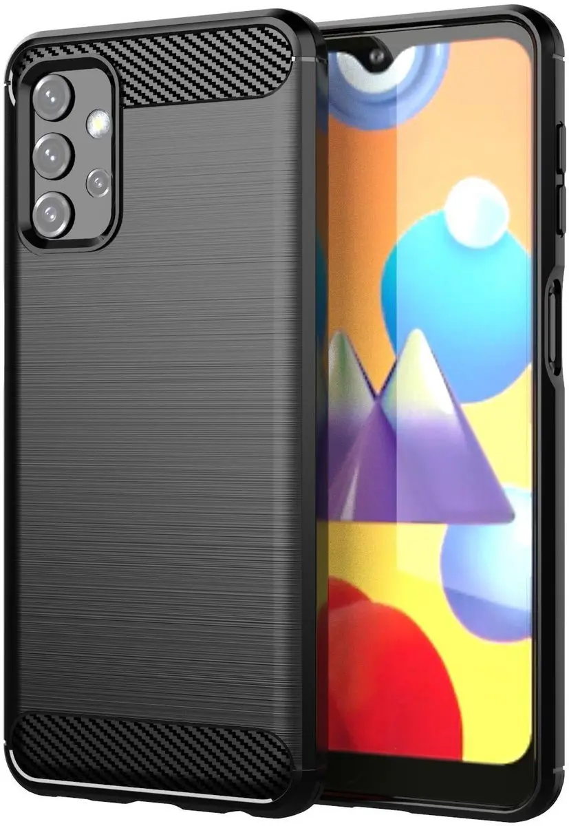 Cadorabo Hoesje geschikt voor Samsung Galaxy A32 5G in Brushed Zwart