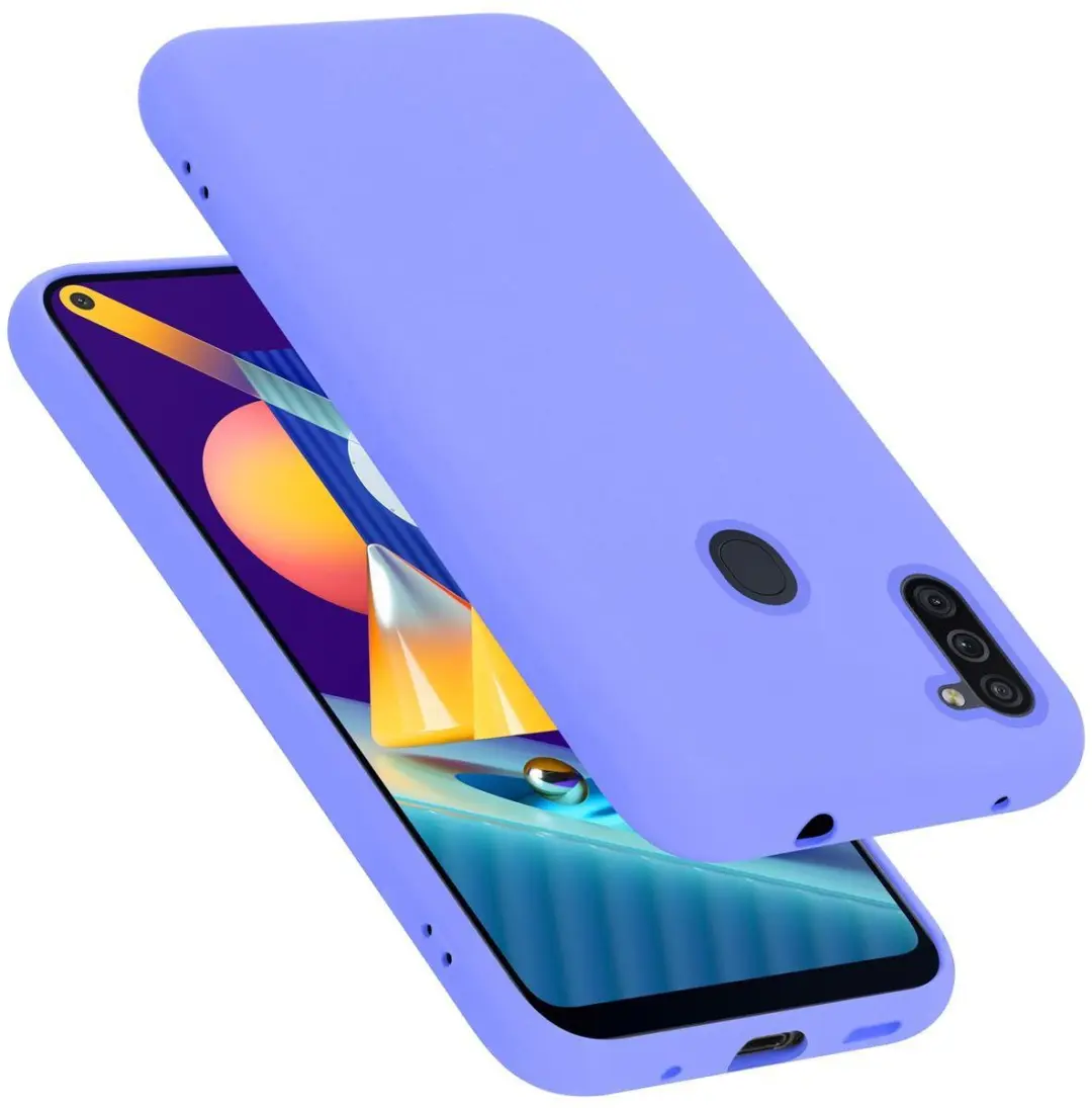 Cadorabo Hoesje geschikt voor Samsung Galaxy A11 / M11 in LIQUID LICHT PAARS