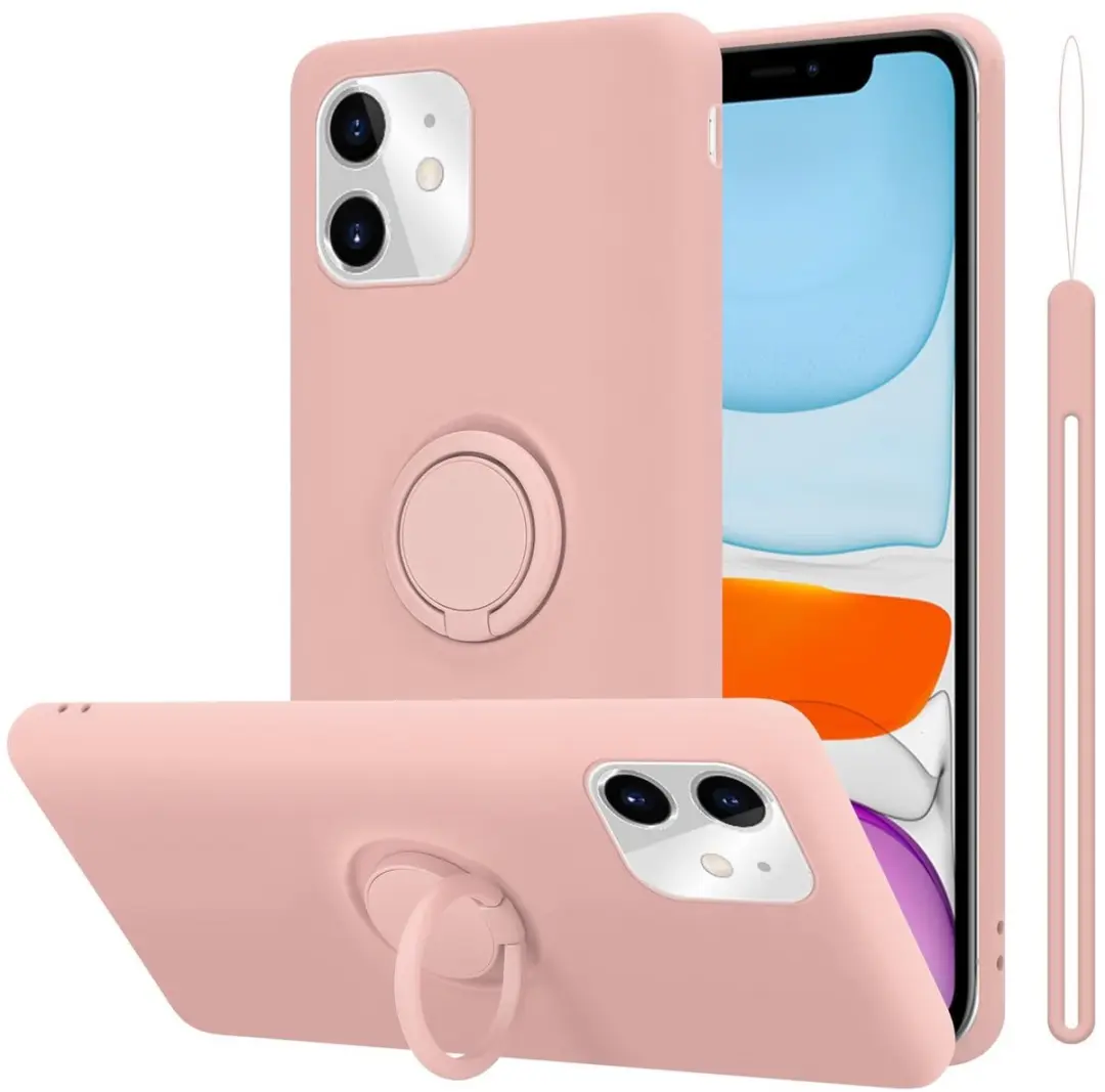 Cadorabo Hoesje geschikt voor Apple iPhone 11 in LIQUID ROZE